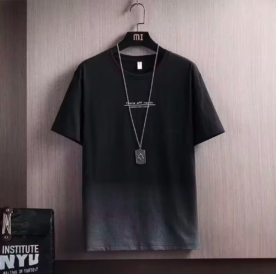 Men’s Ice Silk Short Sleeve T-Shirt – Loose Fit Summer Half Sleeve Top, Breathable Sweat-Absorbent Casual Trendy Tee