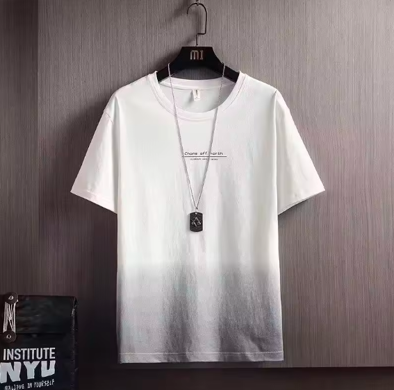 Men’s Ice Silk Short Sleeve T-Shirt – Loose Fit Summer Half Sleeve Top, Breathable Sweat-Absorbent Casual Trendy Tee