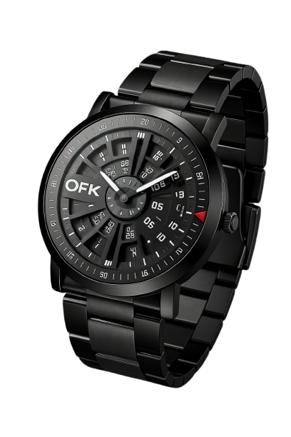 OPK 8126 Men's Quartz Watch – Stainless Steel Band, Digital Display, Luxury Sports Wristwatch for Business & Casual Wear