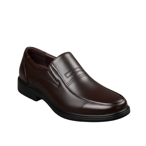 Handmade Men’s Genuine Leather Loafers – Classic Business Casual Shoes, Soft Breathable Flats