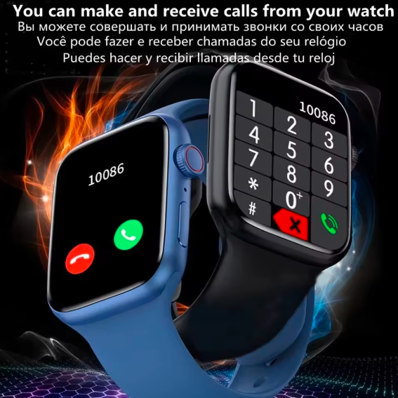 2025 Smartwatch 2.01" Display – Bluetooth Call, Music Player, Fitness Tracker, Waterproof Sports Watch for Men & Women – Compatible with iPhone & Android