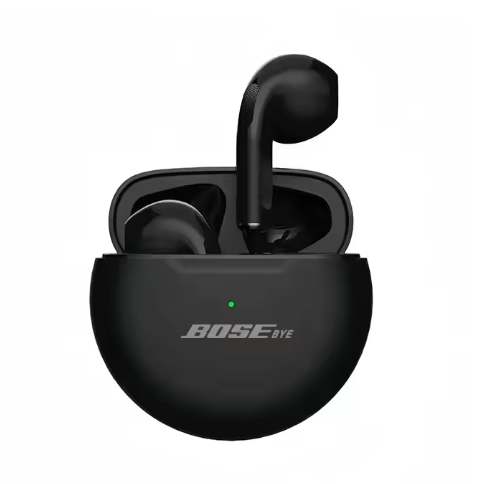 BOSEbye Pro6 TWS Bluetooth 5.2 Earbuds – Mini In‑Ear Wireless Headphones with Deep Bass, Noise Reduction Mic, Stereo Sound & Gaming Mode