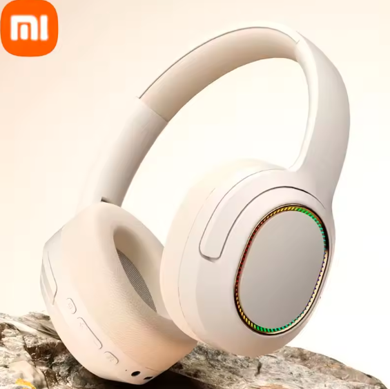 Original Xiaomi Wireless Bluetooth Headphones – Stereo Over‑Ear Headset with Mic, TF Card Support & Gaming Mode for iPhone & Samsung