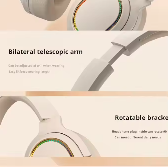 Original Xiaomi Wireless Bluetooth Headphones – Stereo Over‑Ear Headset with Mic, TF Card Support & Gaming Mode for iPhone & Samsung