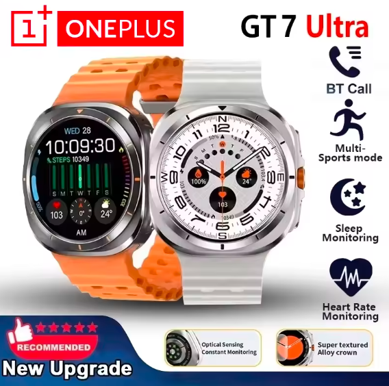 OnePlus GT7 Ultra Smartwatch 1.52'' AMOLED HD Display | Bluetooth Calling Fitness Tracker Sports Watch for Men & Women