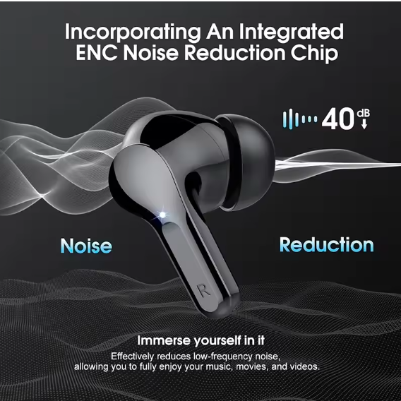 HiFi Stereo Wireless Earbuds – Bluetooth 5.3 Noise Cancelling Headphones with 48H Battery, LED Display, and IP7 Waterproof Design
