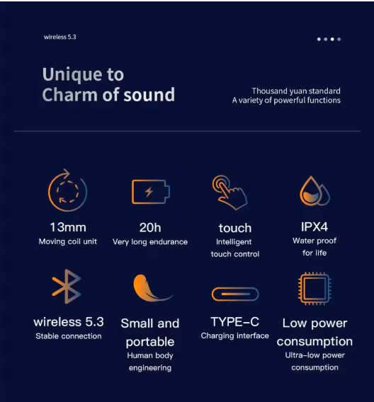 BOSEbye Air 7 TWS Bluetooth Earbuds – HiFi Wireless Earphones with Touch Control, Noise Cancelling Mic, Waterproof Sports Gaming Headphones