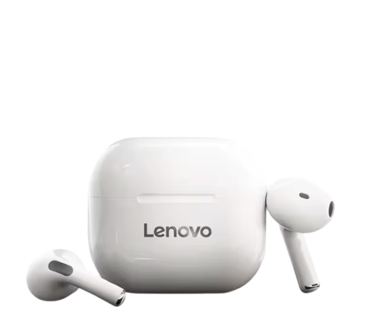 Lenovo LP40 TWS Wireless Bluetooth Earbuds – Touch Control Stereo In‑Ear Headphones with Mic, Sport Earphones for Android & iPhone