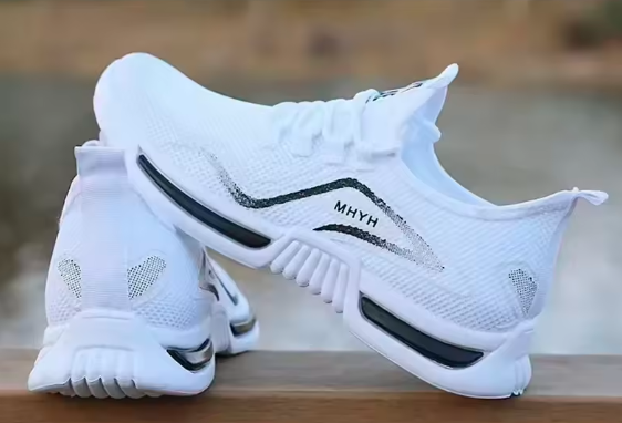 Men’s Slip‑On Sport Sneakers – Breathable Running Shoes, Gym Training & Walking Tennis Shoes, Non‑Slip Workout Flats