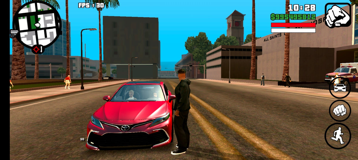 GTA San Andreas Mobile Mod – Built-in Cheats & Luxury Cars