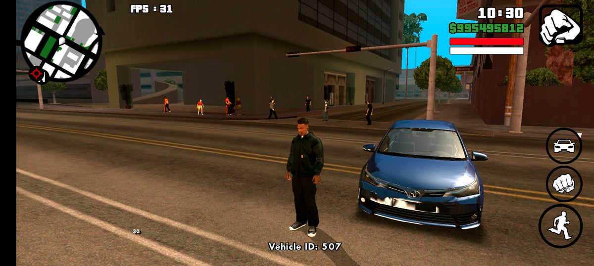 GTA San Andreas Mobile Mod – Built-in Cheats & Luxury Cars