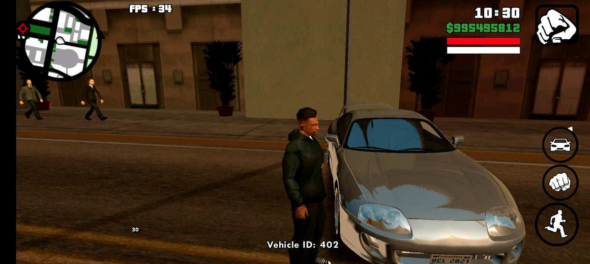 GTA San Andreas Mobile Mod – Built-in Cheats & Luxury Cars