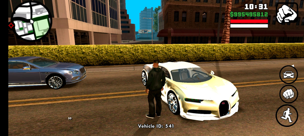 GTA San Andreas Mobile Mod – Built-in Cheats & Luxury Cars